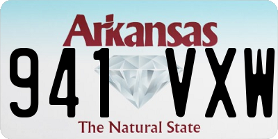 AR license plate 941VXW