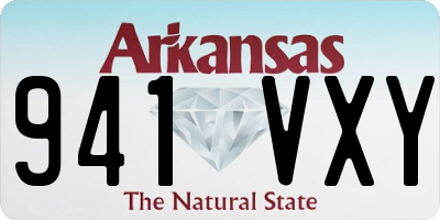 AR license plate 941VXY