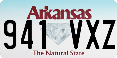AR license plate 941VXZ