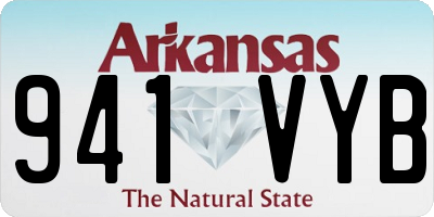 AR license plate 941VYB