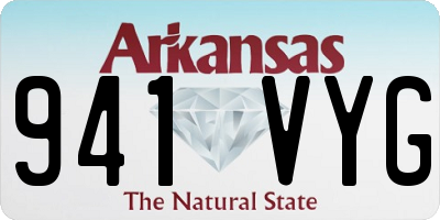 AR license plate 941VYG