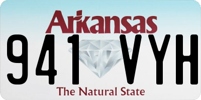 AR license plate 941VYH
