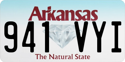 AR license plate 941VYI