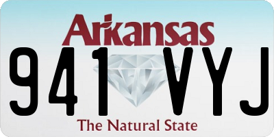 AR license plate 941VYJ