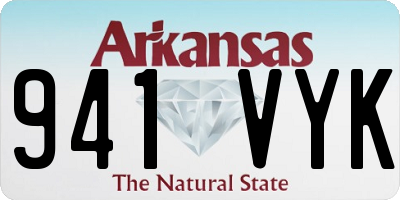 AR license plate 941VYK