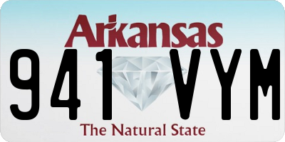 AR license plate 941VYM