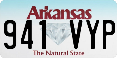 AR license plate 941VYP