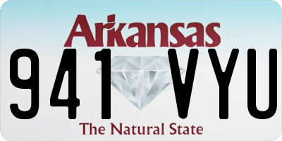 AR license plate 941VYU