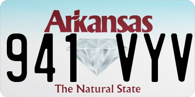 AR license plate 941VYV
