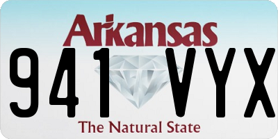 AR license plate 941VYX
