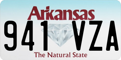 AR license plate 941VZA