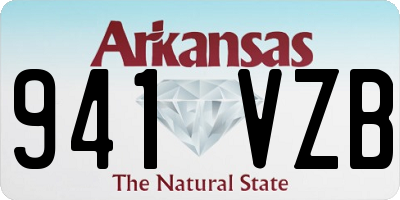 AR license plate 941VZB