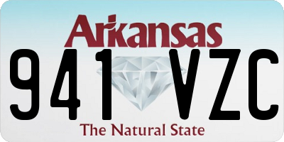 AR license plate 941VZC