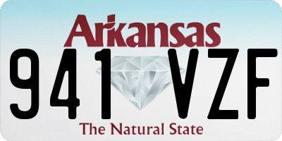 AR license plate 941VZF