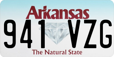 AR license plate 941VZG