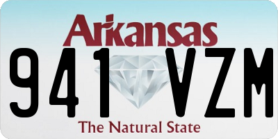 AR license plate 941VZM