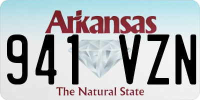 AR license plate 941VZN