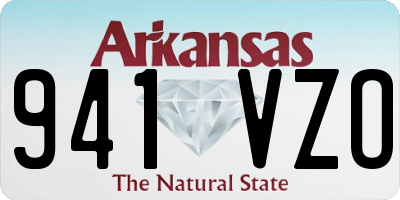 AR license plate 941VZO