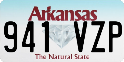 AR license plate 941VZP