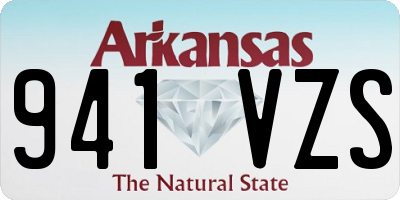 AR license plate 941VZS
