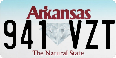 AR license plate 941VZT