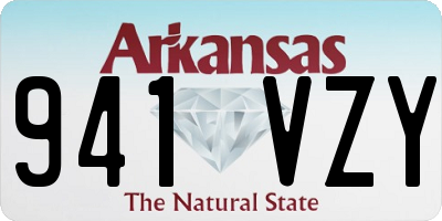 AR license plate 941VZY