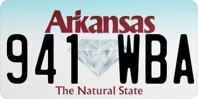 AR license plate 941WBA