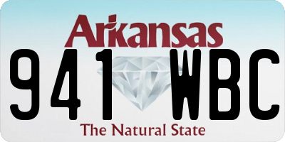 AR license plate 941WBC