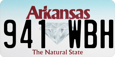 AR license plate 941WBH