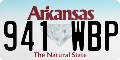 AR license plate 941WBP