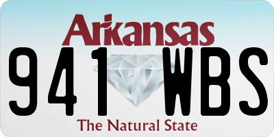 AR license plate 941WBS