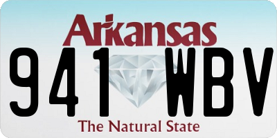 AR license plate 941WBV