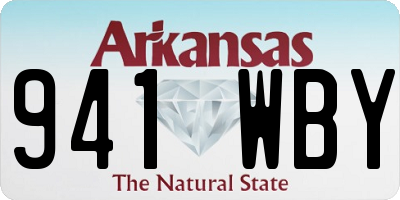 AR license plate 941WBY