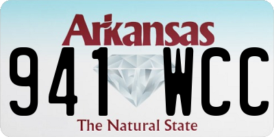 AR license plate 941WCC