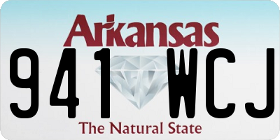AR license plate 941WCJ