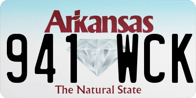 AR license plate 941WCK