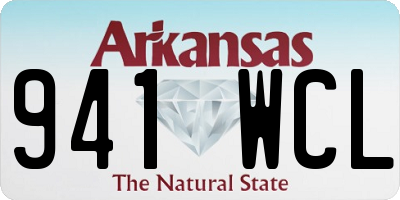 AR license plate 941WCL