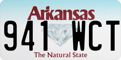 AR license plate 941WCT