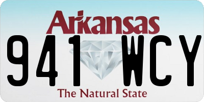 AR license plate 941WCY