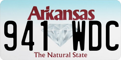 AR license plate 941WDC