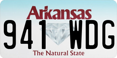 AR license plate 941WDG