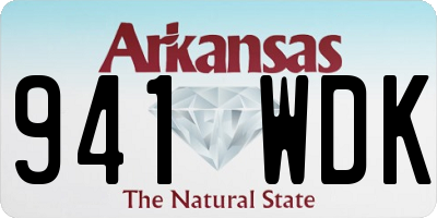 AR license plate 941WDK