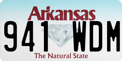 AR license plate 941WDM