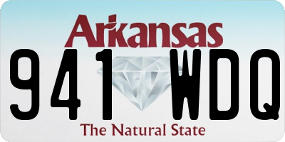 AR license plate 941WDQ