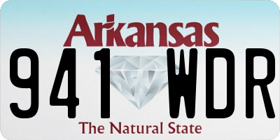 AR license plate 941WDR