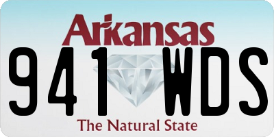 AR license plate 941WDS
