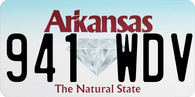 AR license plate 941WDV