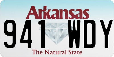 AR license plate 941WDY