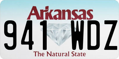 AR license plate 941WDZ