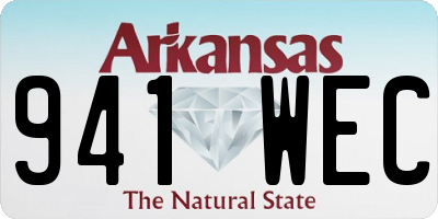 AR license plate 941WEC